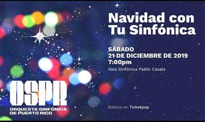Puerto Rico Symphony Orchestra Christmas Concert!! Next Saturday the 21rst @7pm!