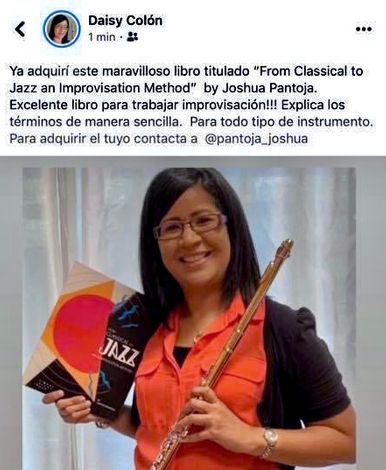 Daisy Torres- Professor of Flute at Univarsidad Interamericana de Puerto Rico, Recinto de San German