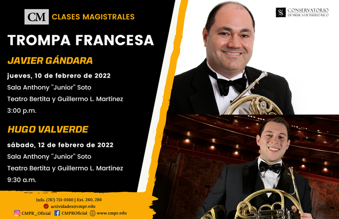 Masterclasses@the Puerto Rico Music Conservatory