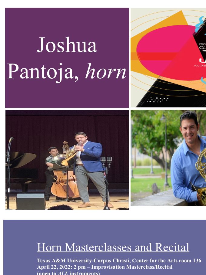 Masterclasses at Texas A&M University Corpus Christi