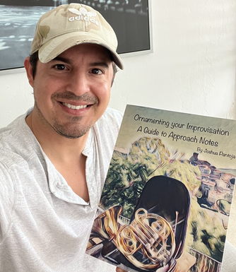Check it out!!! It just arrived!!! My second book! “Ornamenting your Improvisation- A Guide to Approach Notes”!!! Extremely happy! 🙏🏼🙏🏼🙏🏼📯📯  Miren lo que me acaba de llegar!!!🙏🏼🙏🏼🙏🏼📯 Mi segundo libro! “Ornamenting your Improvisation- A Guide to Approach Notes!!! Súper contento!!!
